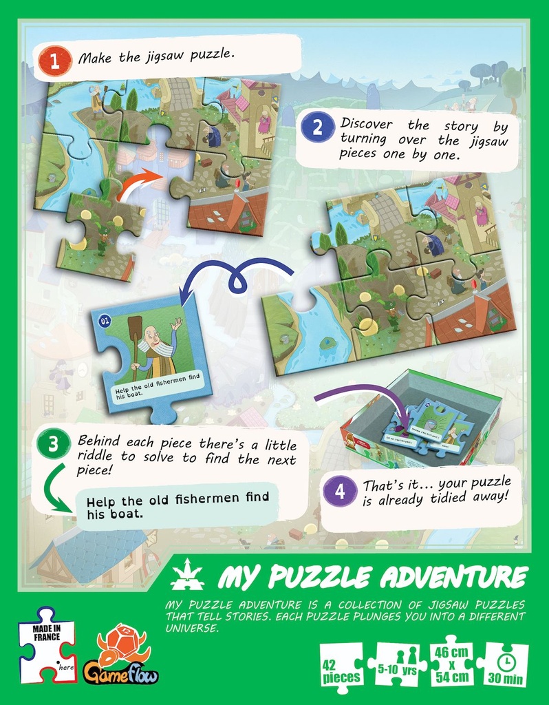 My Puzzle Adventure - Box Bottom