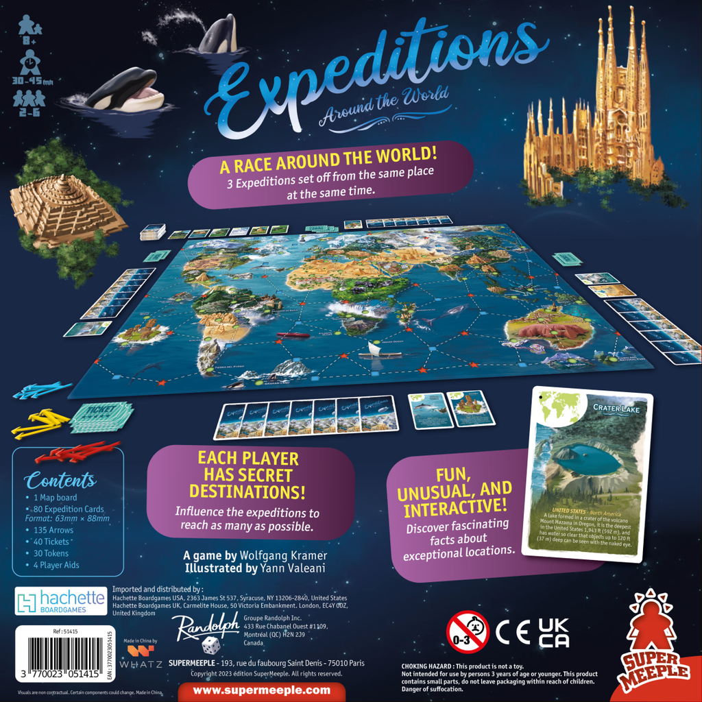 Expeditions around the world - Box Bottom