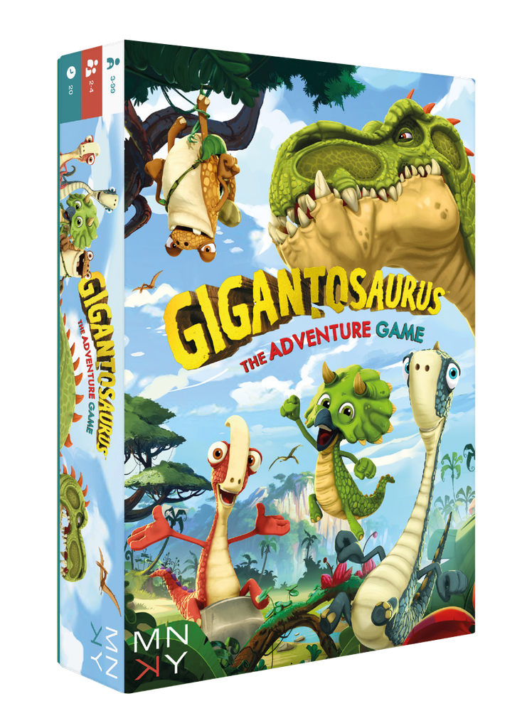 Gigantosaurus: The Adventure Game - Box Mockup (Left)