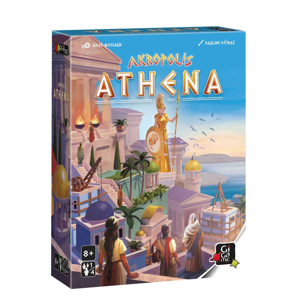 Akropolis Athena - Box Mockup Left