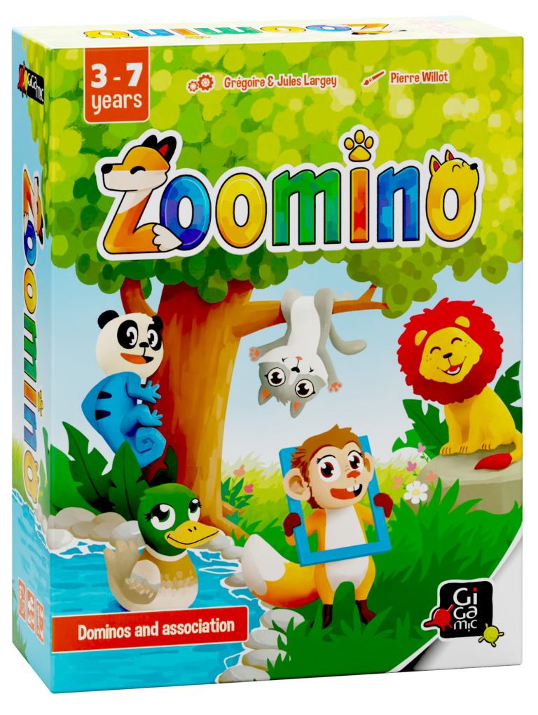 Zoomino - Box Mockup Left