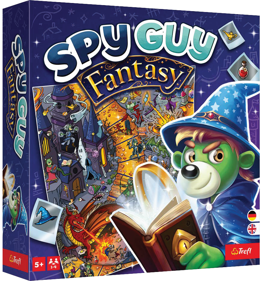 Spy Guy Fantasy - Box Mockup Left