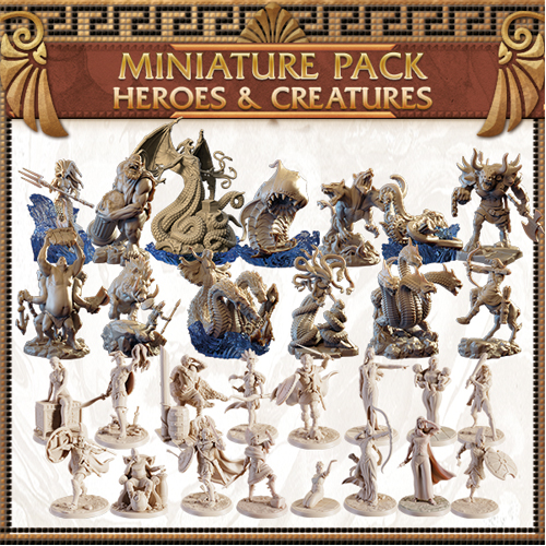 [SHCYC-M] Cyclades: Creatures and Heroes (Miniatures)